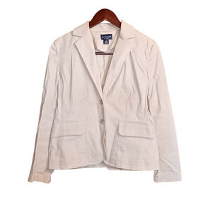 Women's Ann Taylor Size 8 Petite Cream Suit Jacket